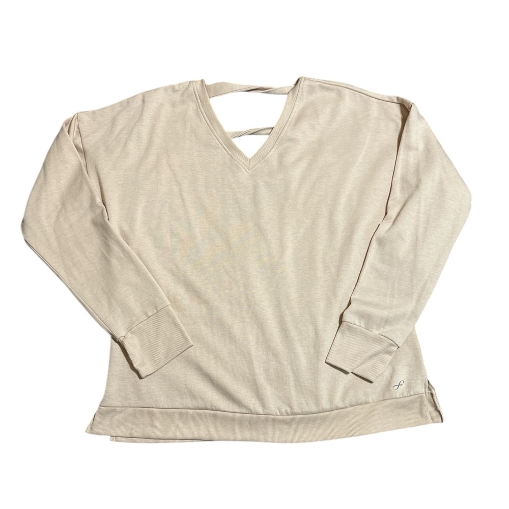 NWOT Freely fleece Vneck sweatshirt